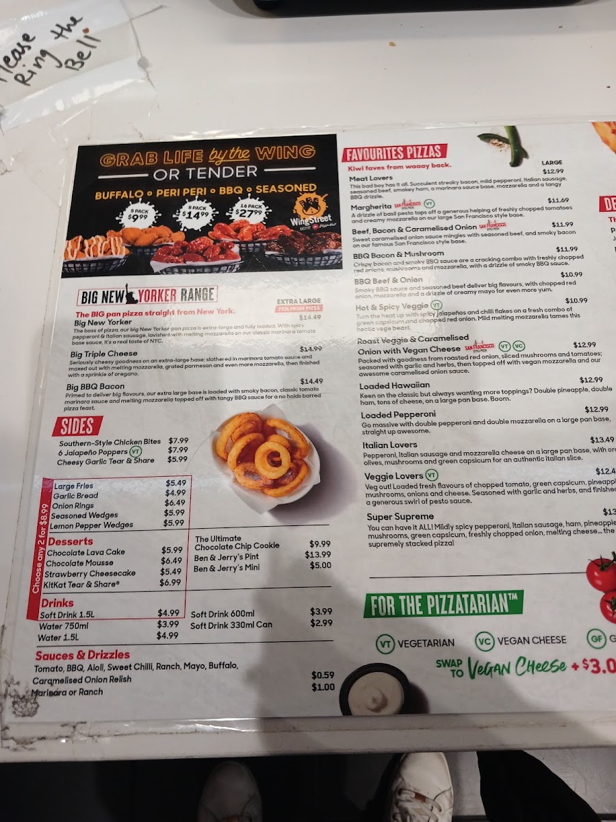 Menu Pizza Hut Manurewa-3