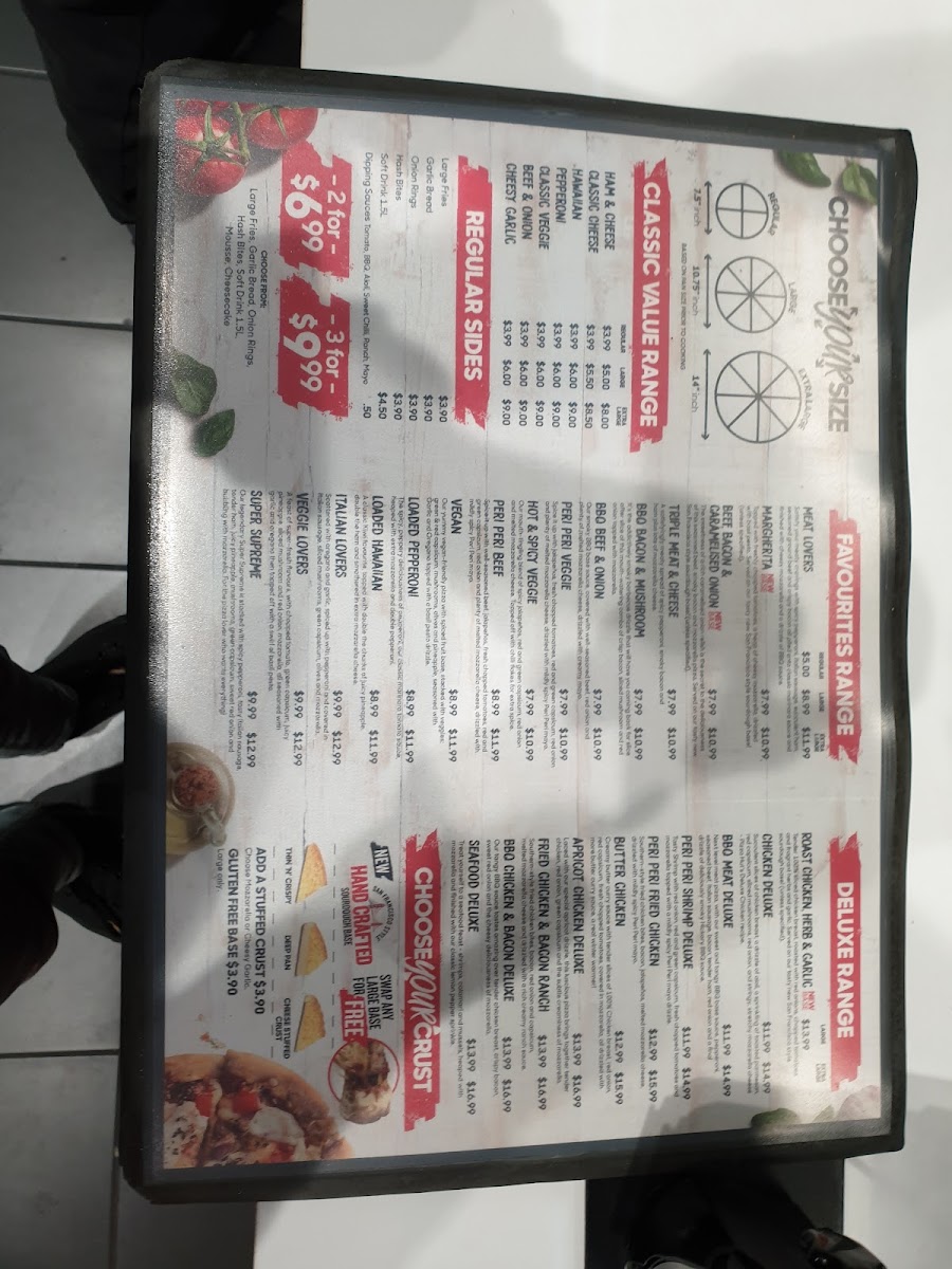 Menu Pizza Hut Manurewa-7